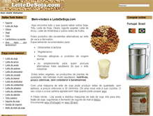 Tablet Screenshot of leitedesoja.com